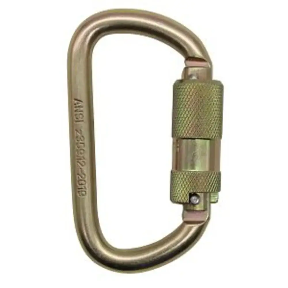 KARABINER, STEEL OVAL, 1 PAIR FS14127