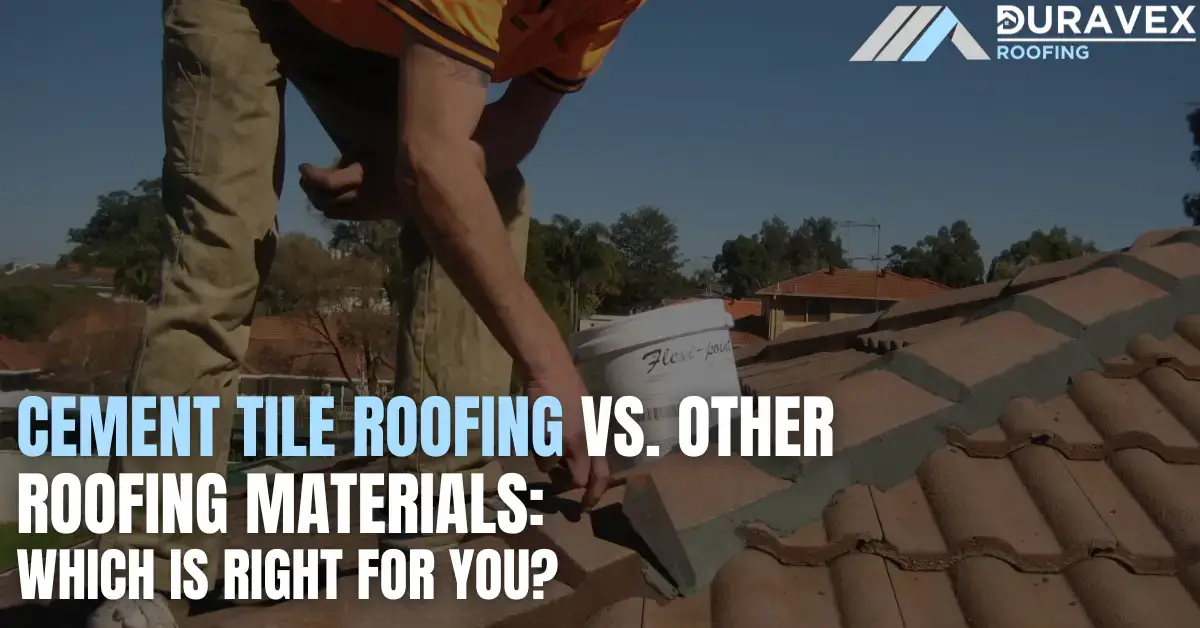 Discover the pros and cons of cement tile roofing compared to other materials. Make an informed choice for your home with our comprehensive guide.
