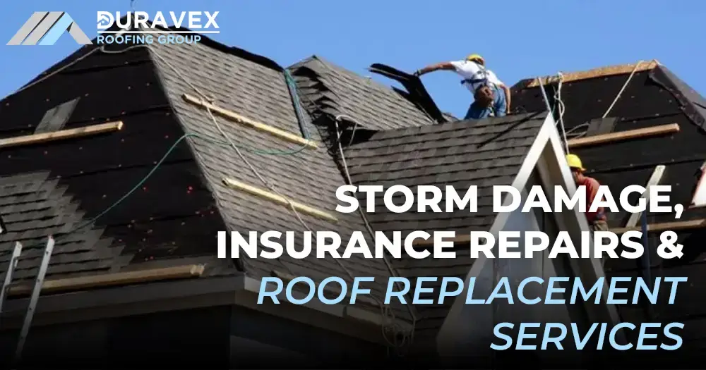 Restore your home after storm damage with our expert roof replacement and insurance repair services. Get a free consultation today!