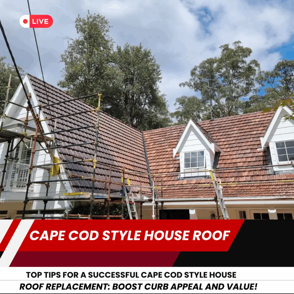 Cape Cod Style House Roof Replacement