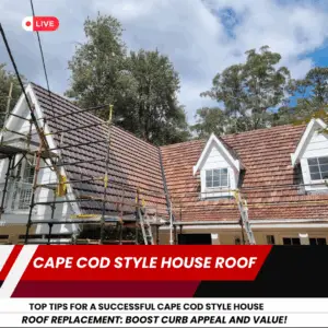 Cape Cod Style House Roof Replacement