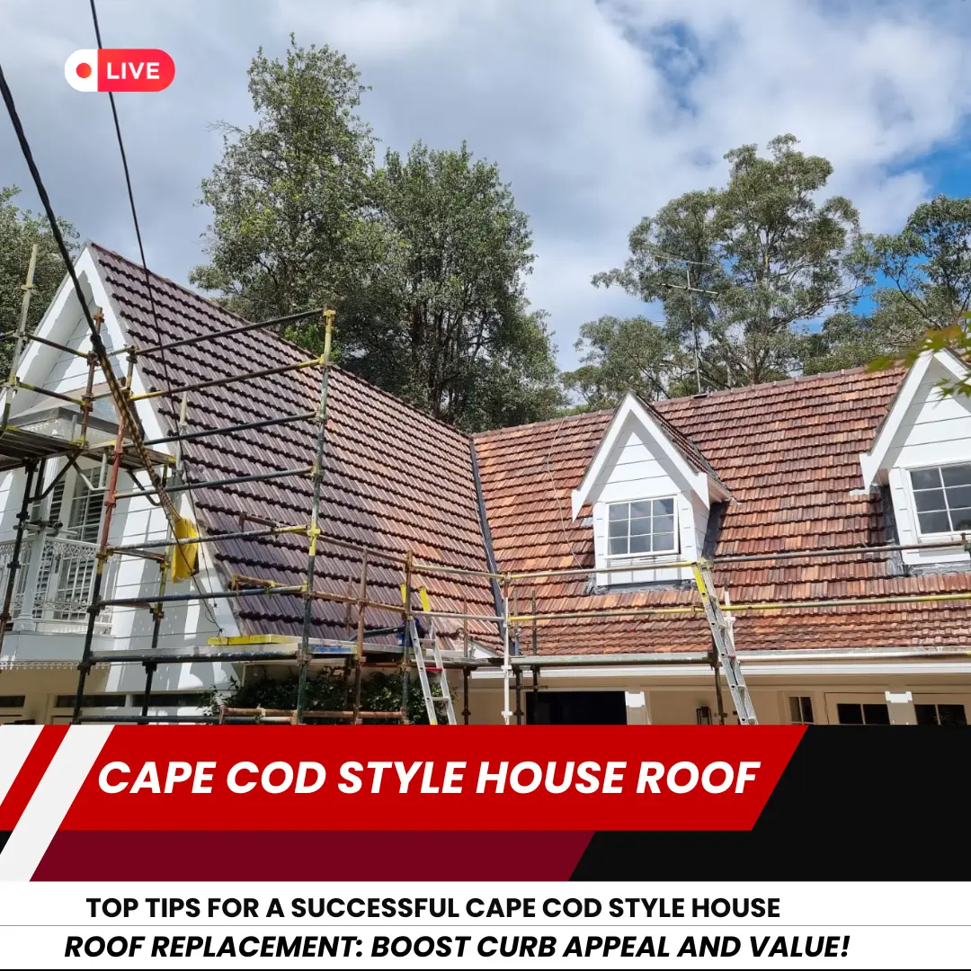 Cape Cod Style House Roof Replacement